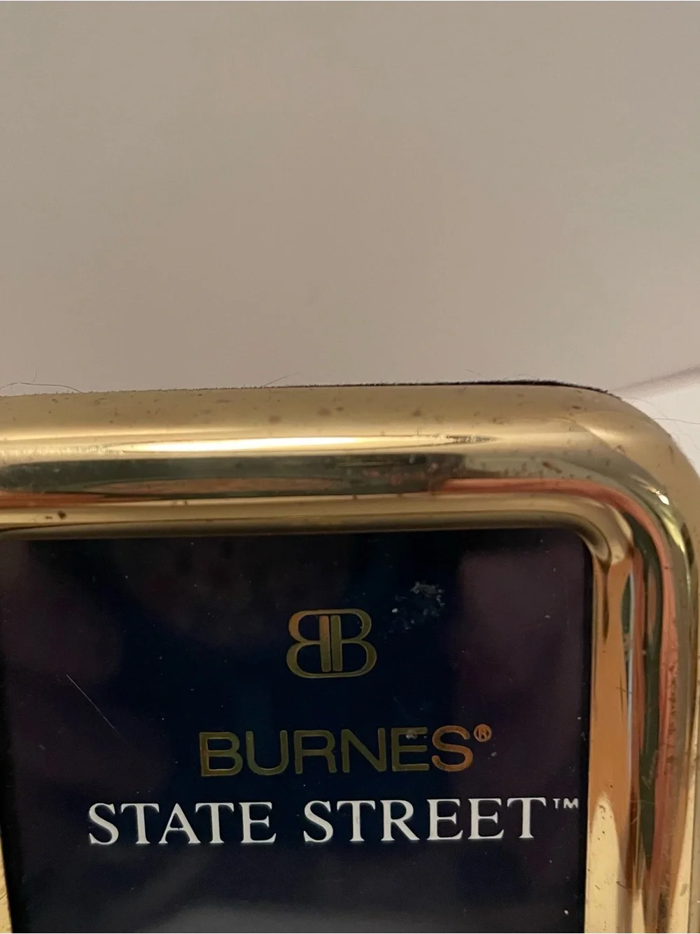 Set Of 2 Vintage Mini Brass Photo Frames 2x3